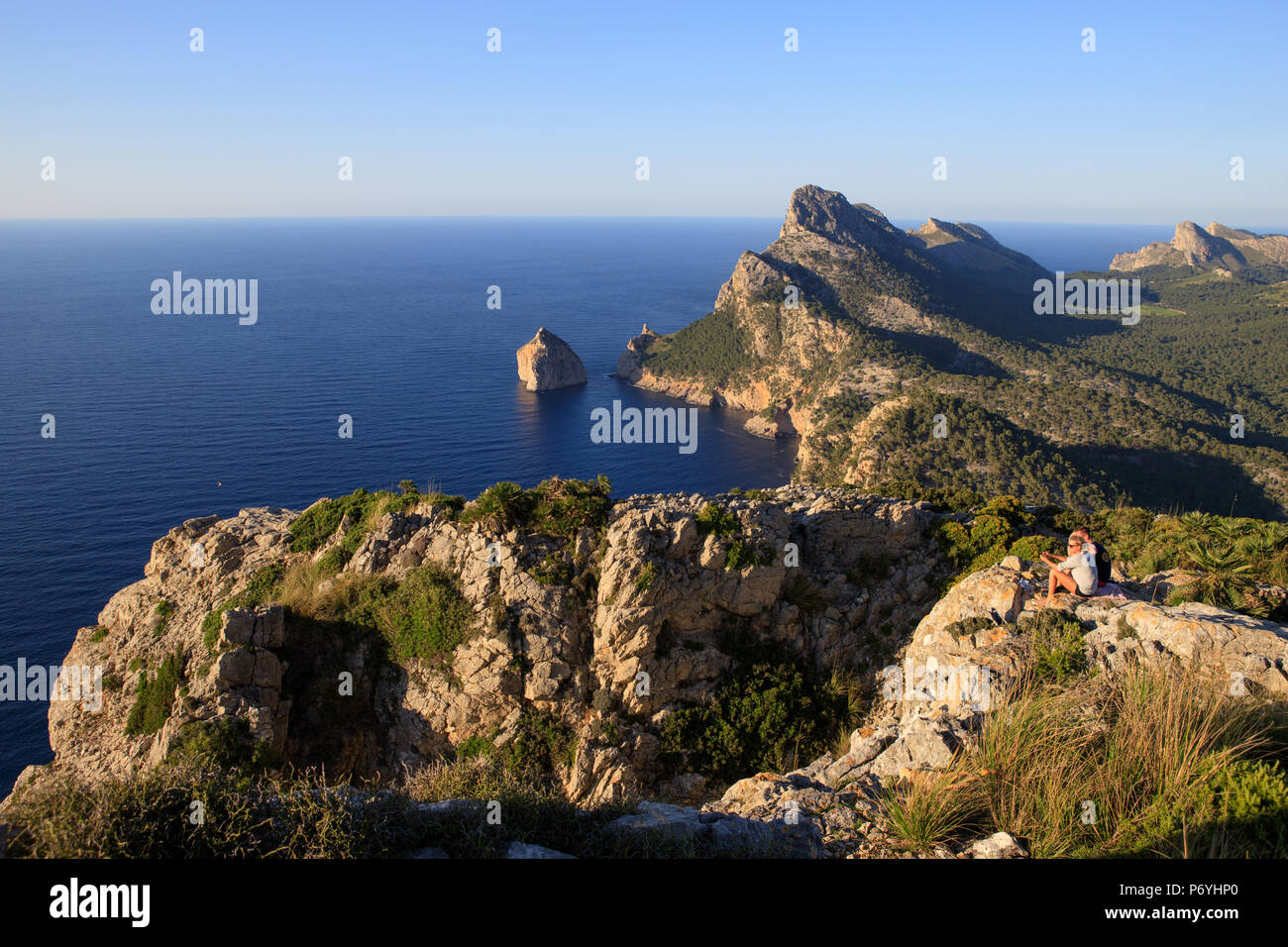 Formentor, seascape, Serra de Tramuntana, Mallorca Spain World heritage UNESCO Stock Photo