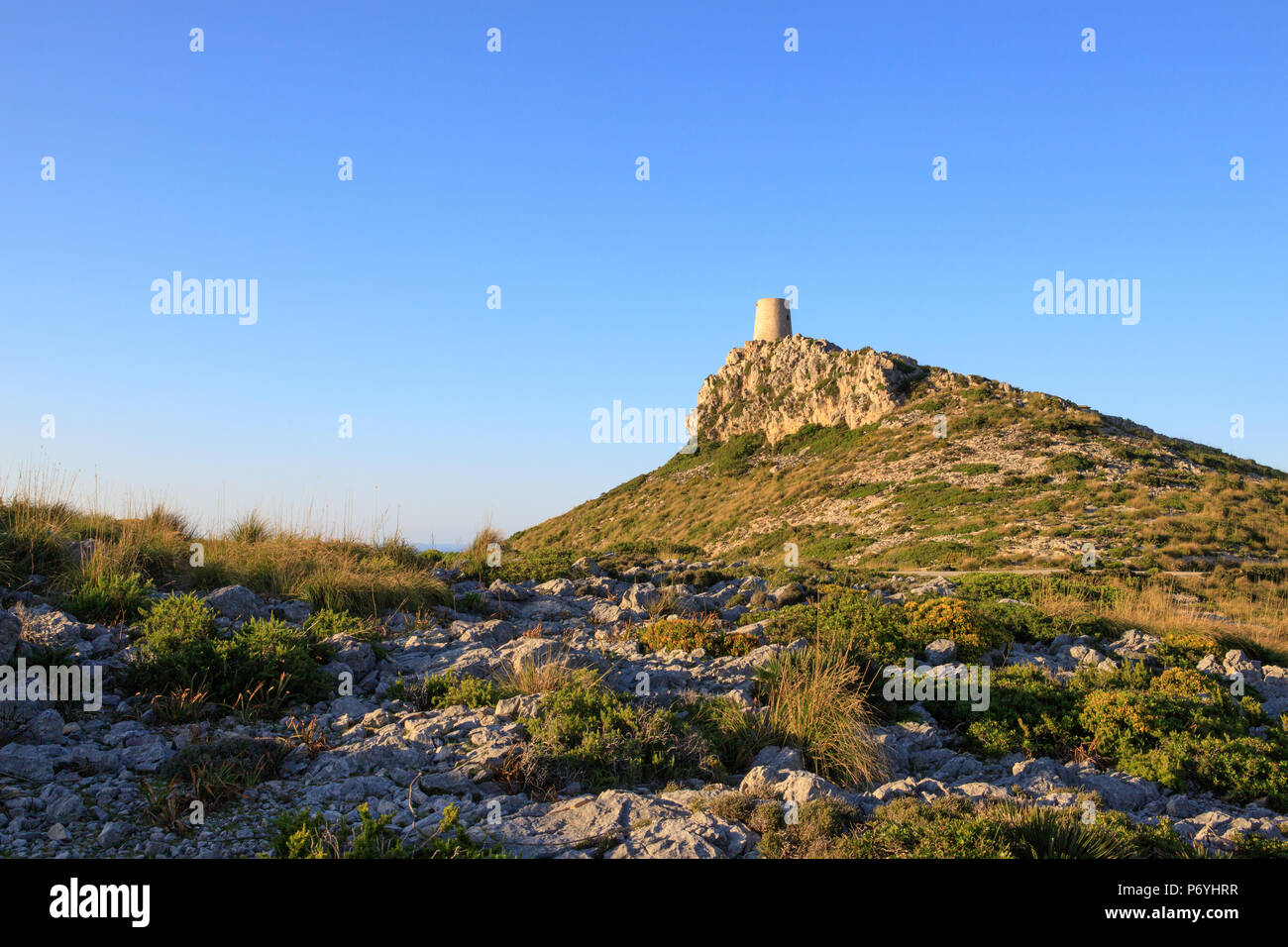 Formentor, seascape, Serra de Tramuntana, Mallorca Spain World heritage UNESCO Stock Photo