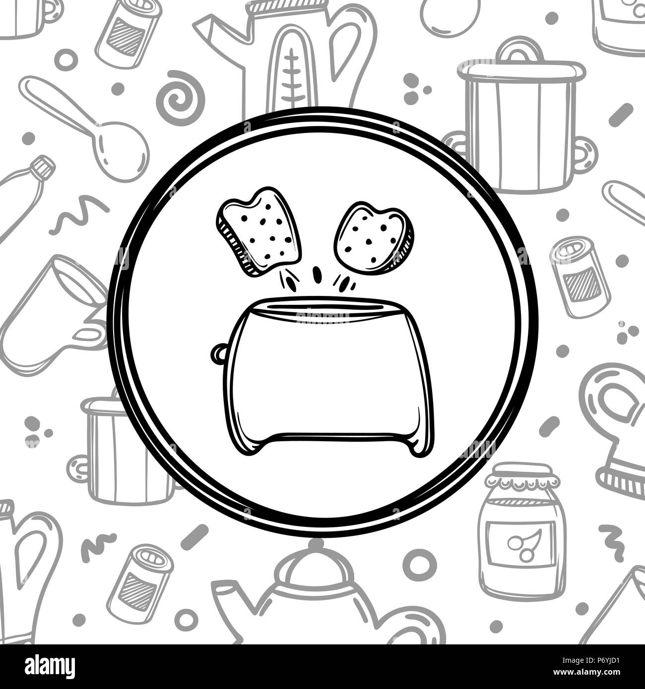 Cartoon Toaster High Resolution Stock Photography And Images Alamy Cartoon network games regular show cupcakes of doom | cartoon network games. https www alamy com cartoon toaster with toasts on kitchenware background hand drawn illustration breakfast icon image210819533 html