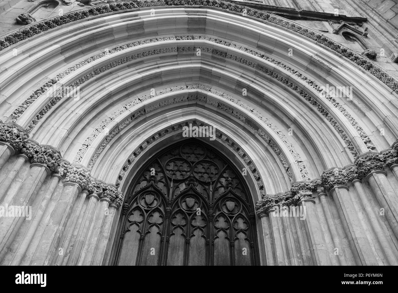 York Minster Black and White Stock Photos & Images - Alamy