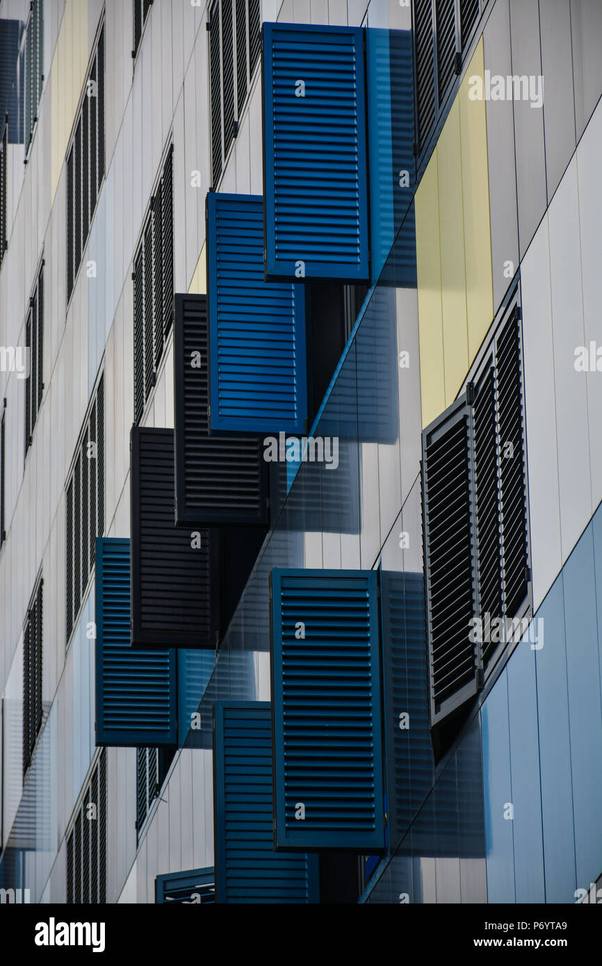 Contemporary architecture in Zagreb, Croatia. Stock Photo