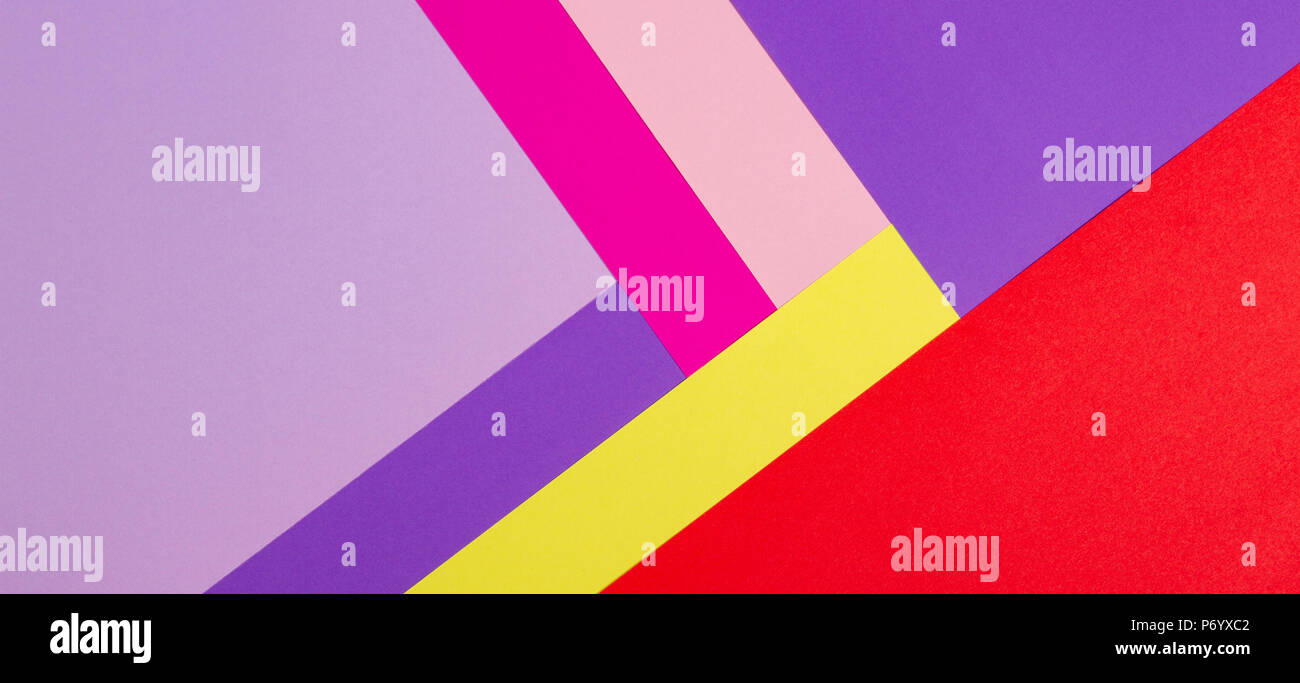 Color papers geometry flat composition background with violet ... Color papers geometry flat composition background with violet ...
