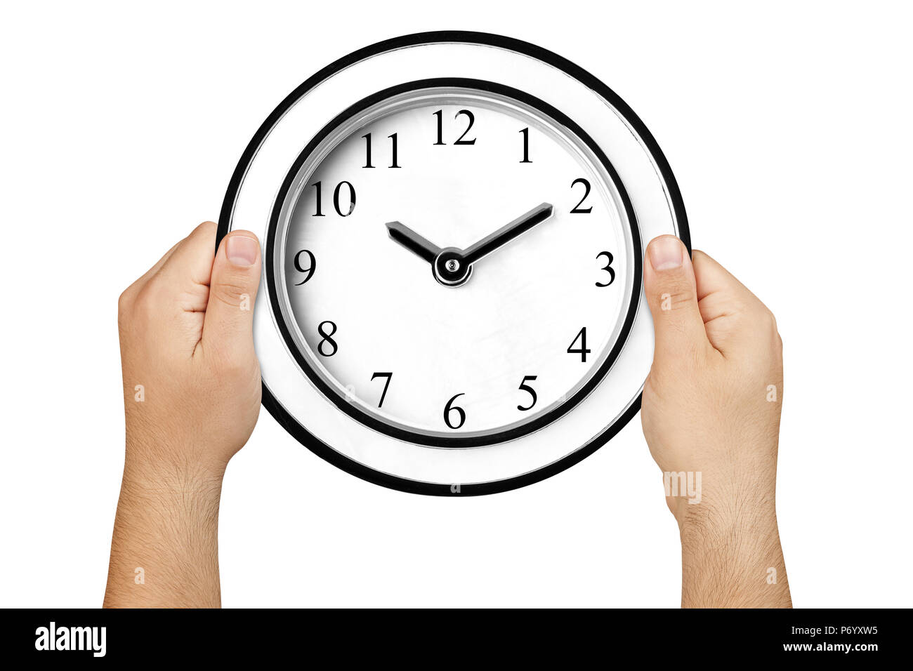 Big wall clock Cut Out Stock Images & Pictures Alamy