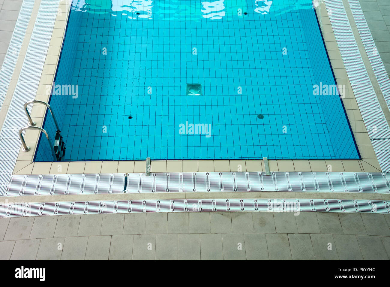 Empty indoor Swimming pool Stock Photo Alamy