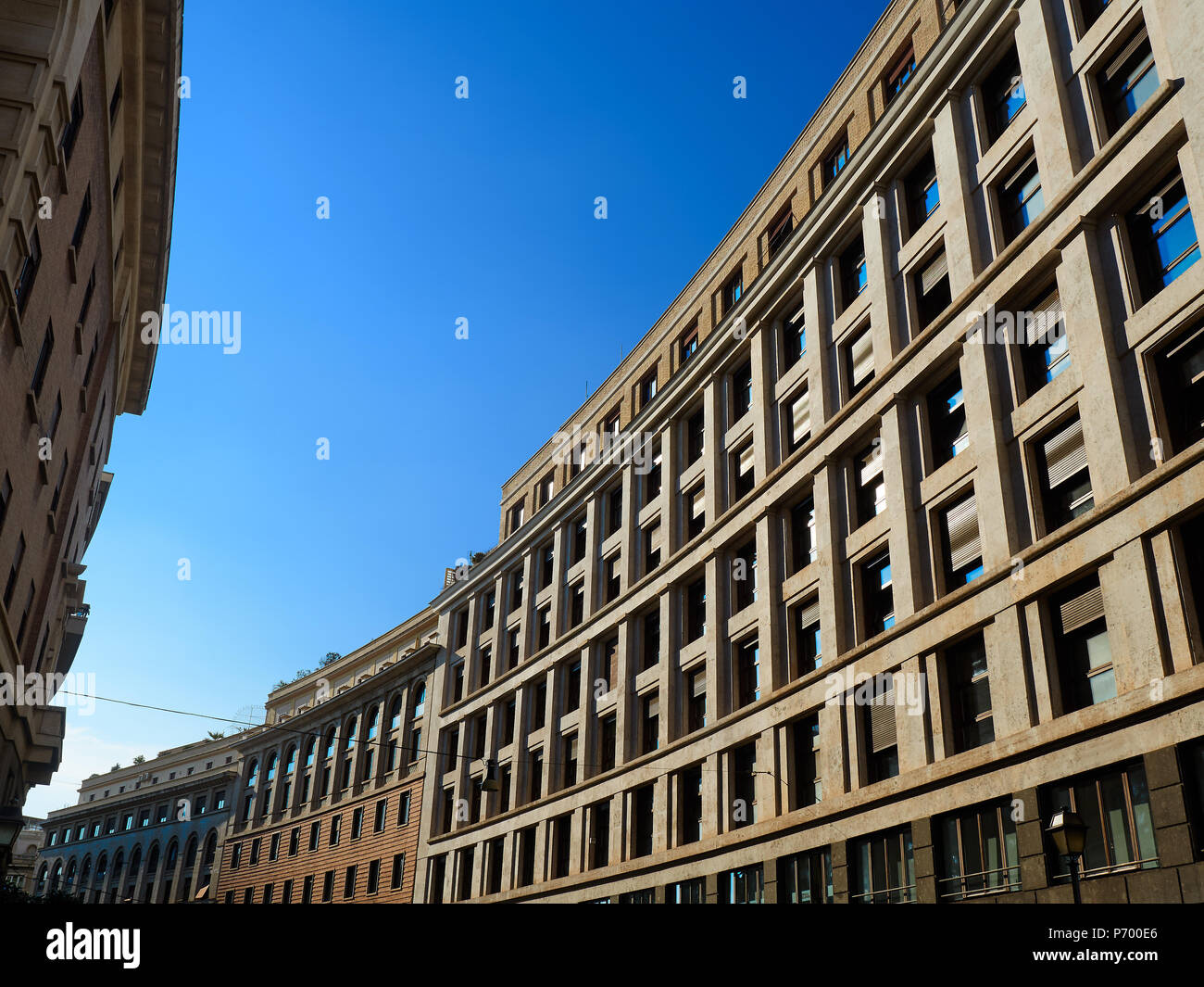 Commercial Building Rome Rome business district hi-res stock photography and images - Alamy