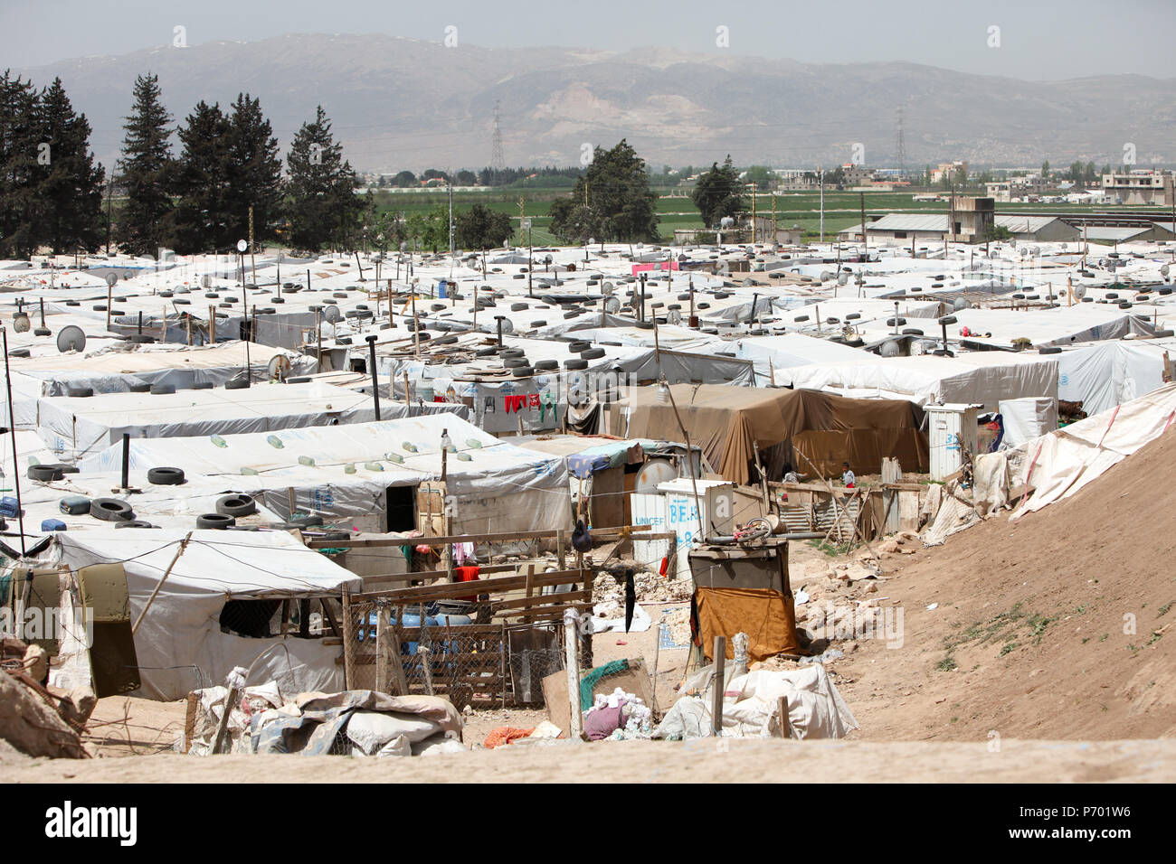 Refugee Camp 1 Stock Photo