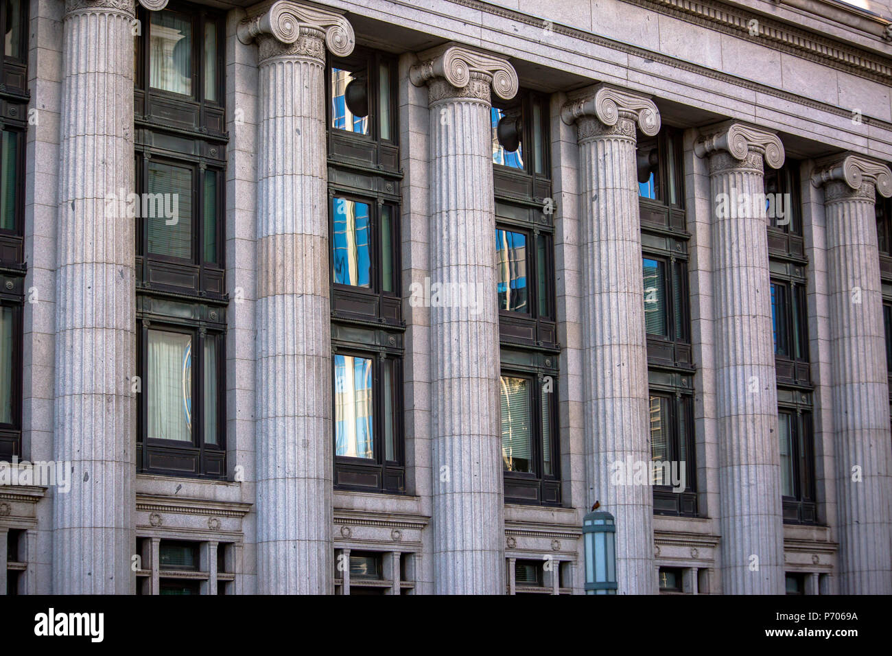 stone columns seen on stoic building stock photo 210831974 stone columns