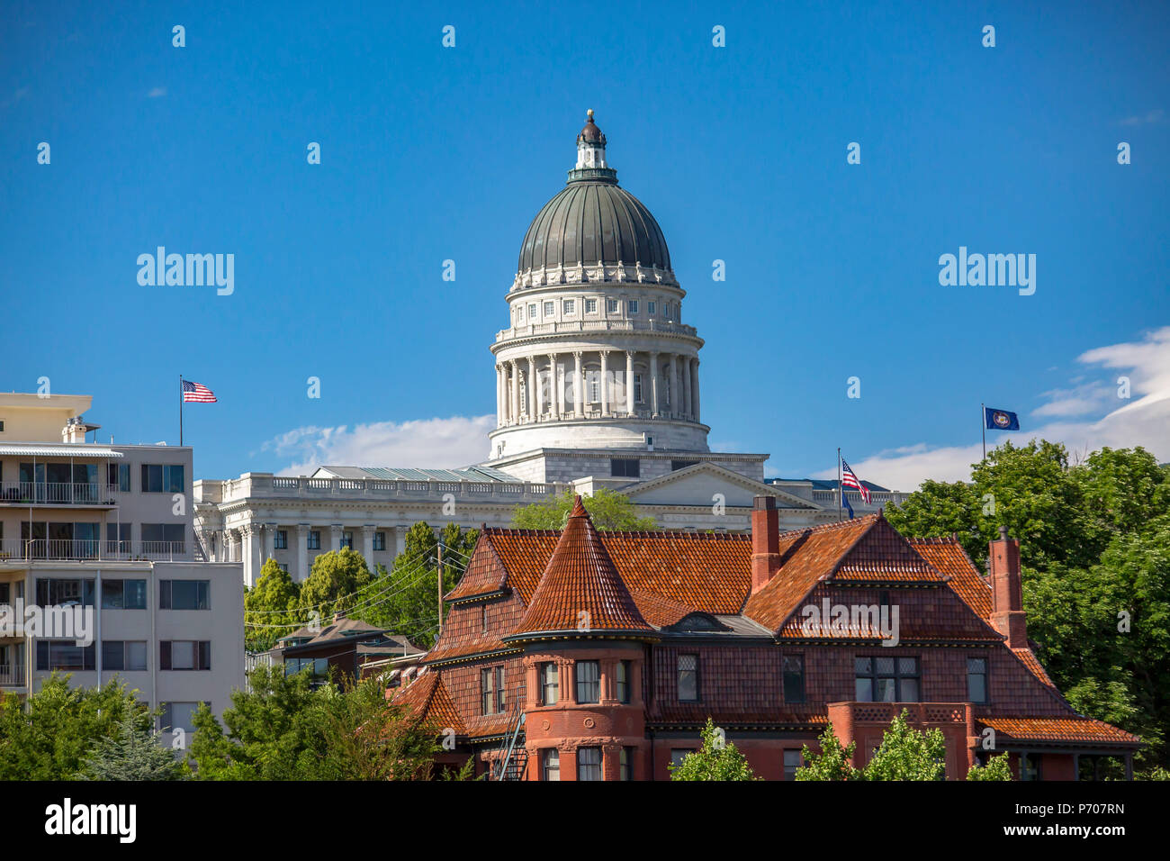 Salt lake city mccune mansion hi-res stock photography and images - Alamy