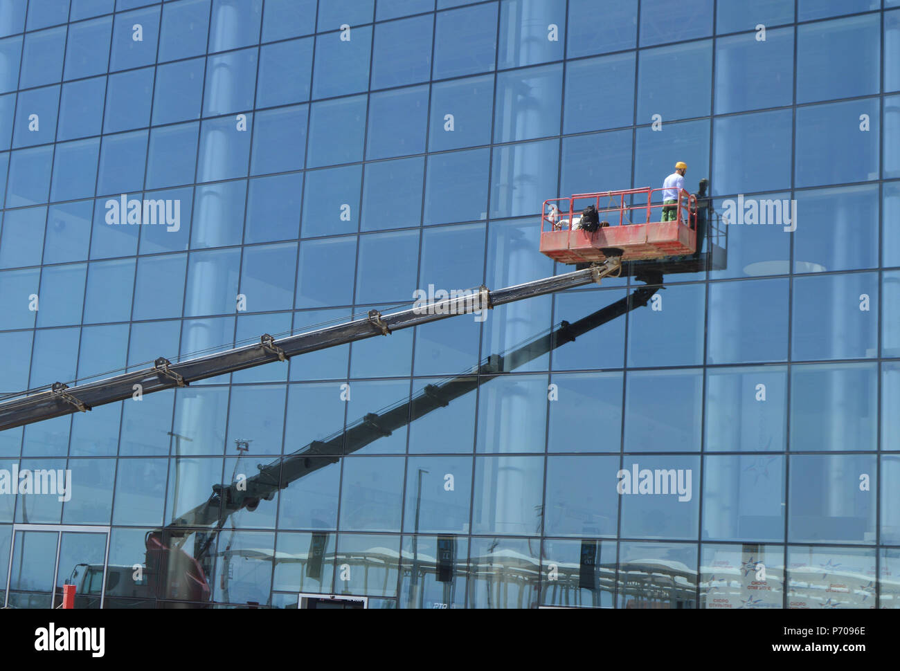 Window Washing Platform High Resolution Stock Photography and Images