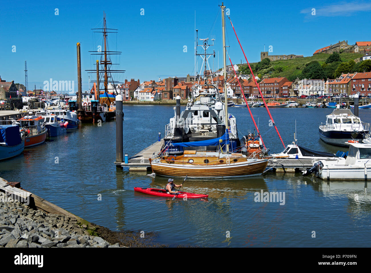 The Marina, Whitby, North Yorkshire, England UK Stock Photo - Alamy