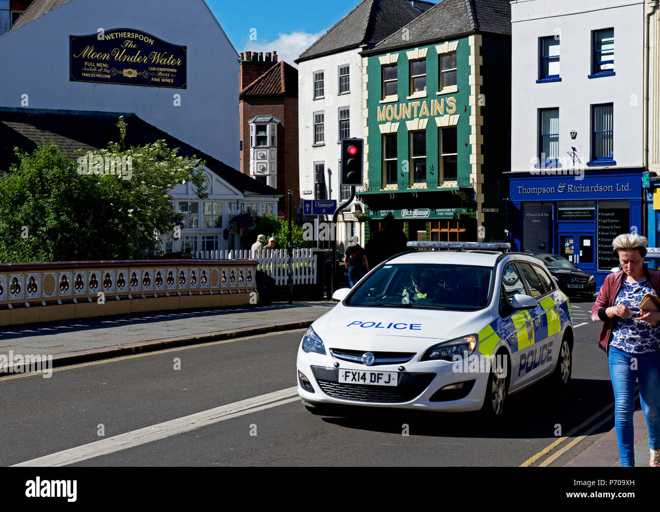 Police car in Boston, Lincolnshire, England UK Stock Photo Alamy