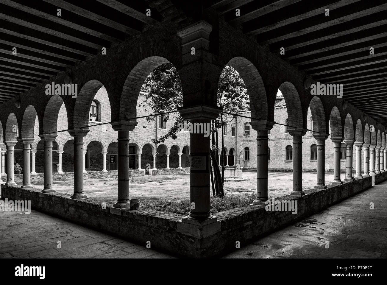 Convento-Santi-Cosma-Giudecca, Venice Italy, taken during the spring. Stock Photo