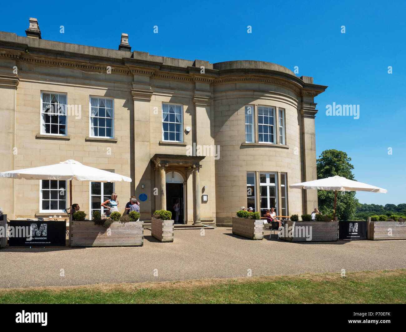 The Mansion in Roundhay Park Roundhay Leeds West Yorkshire England Stock Photo