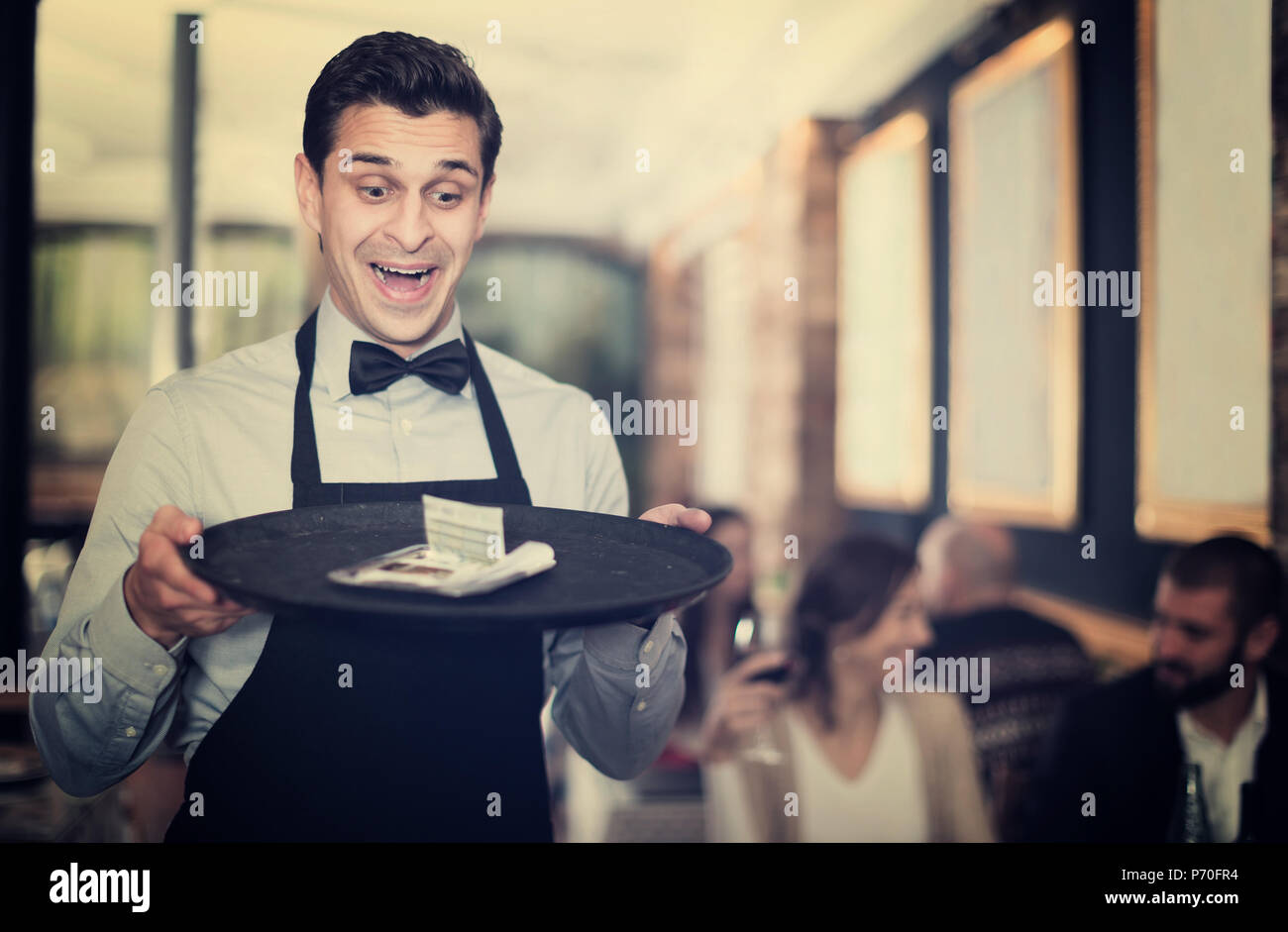 Restaurant bill tray hires stock photography and images Alamy