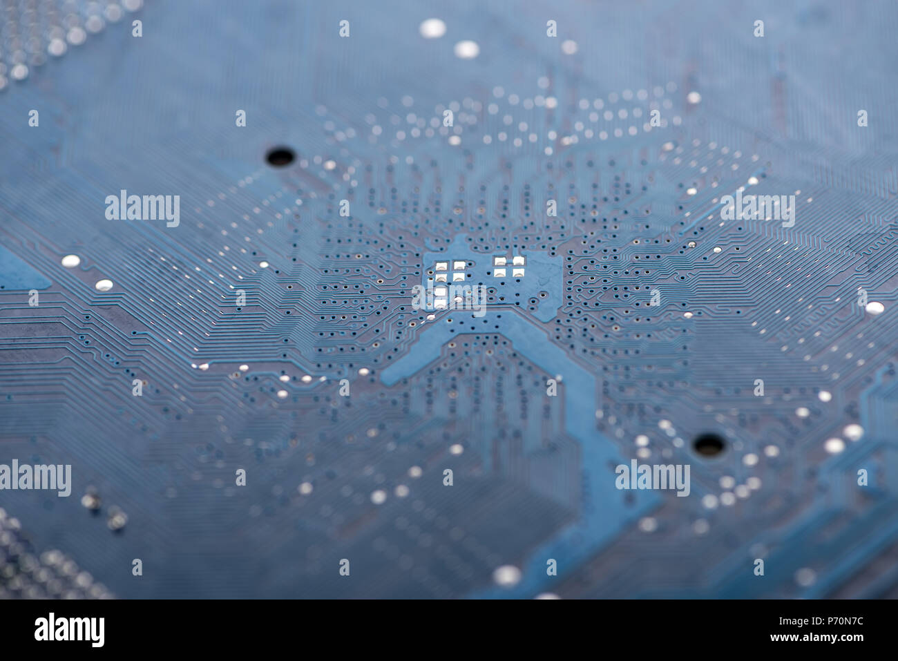 Closeup view of electronic circuit baseboard Stock Photo Alamy