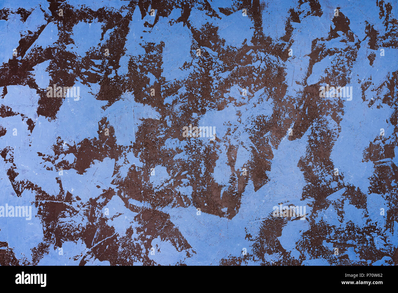 Abstract background with blue paint stains Stock Photo