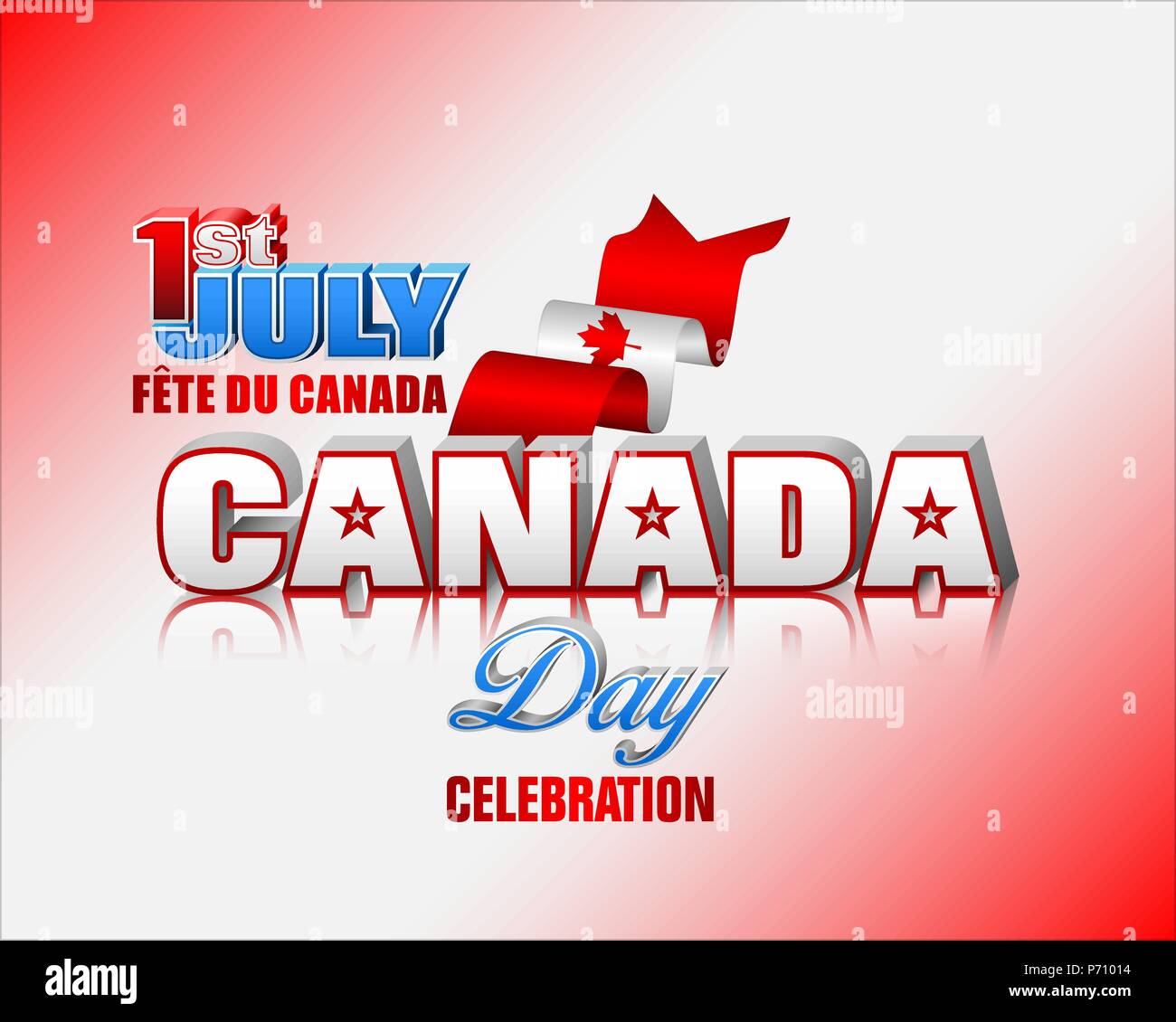 Canadian national holiday, celebration Stock Vector Image & Art Alamy