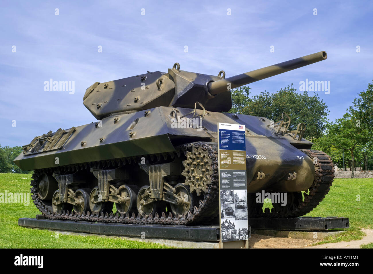 American M10 Tank Destroyer At The Overlord Museum Near