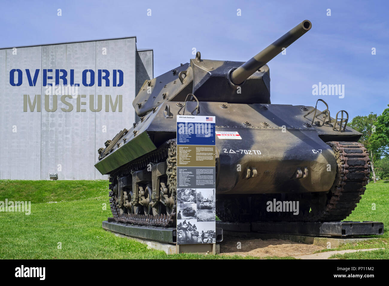 American M10 Tank Destroyer At The Overlord Museum Near
