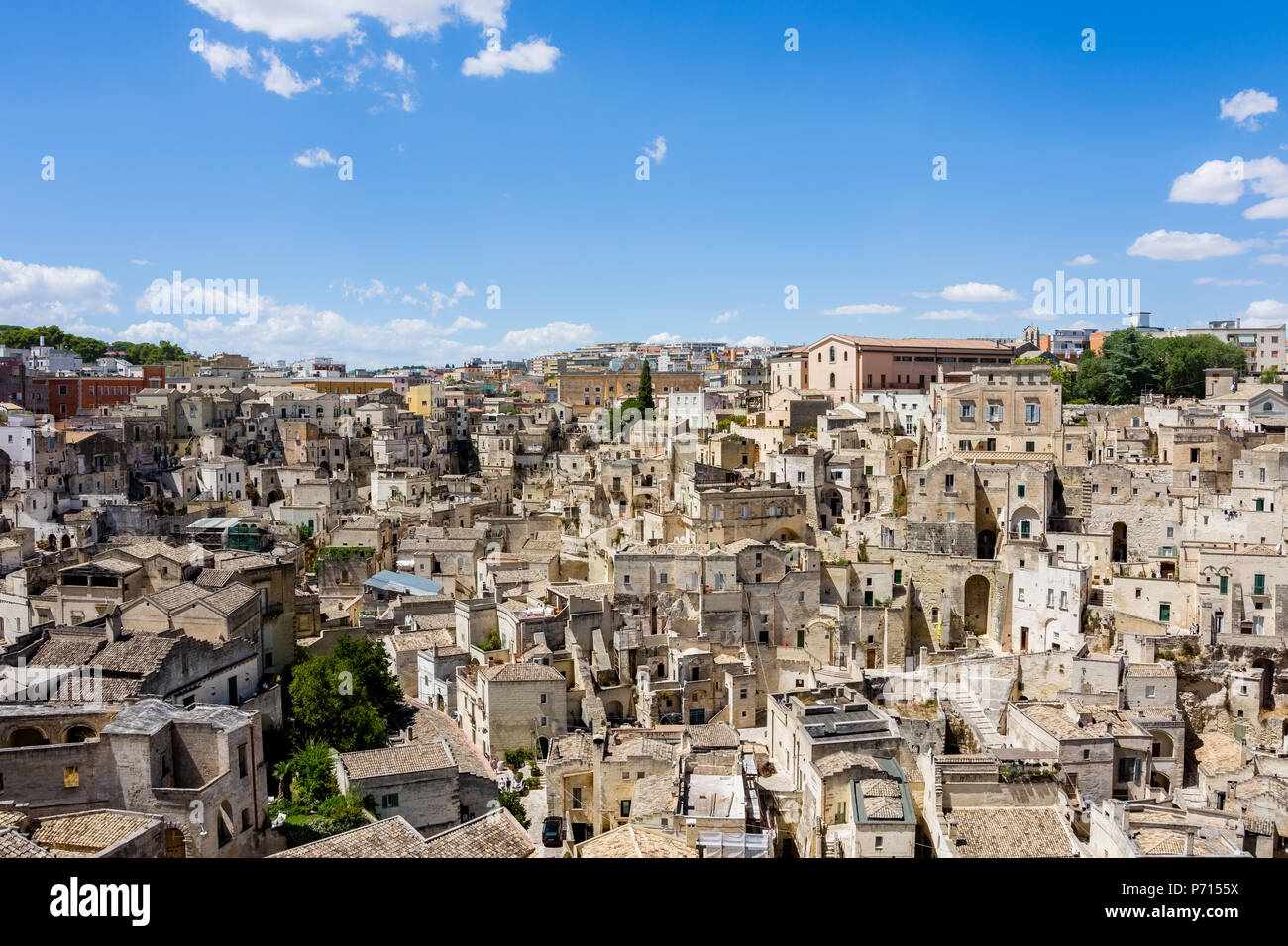 inside the ancient town of Matera (Sassi di Matera), European Capital of Culture 2019, Basilicata, Italy Stock Photo