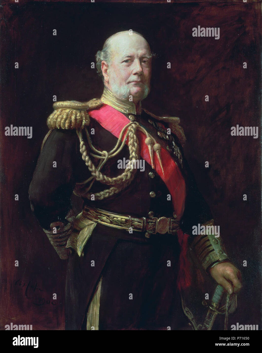 Admiral Frederick Richards *oil on canvas *127 x 101.5 cm *late 19th ...