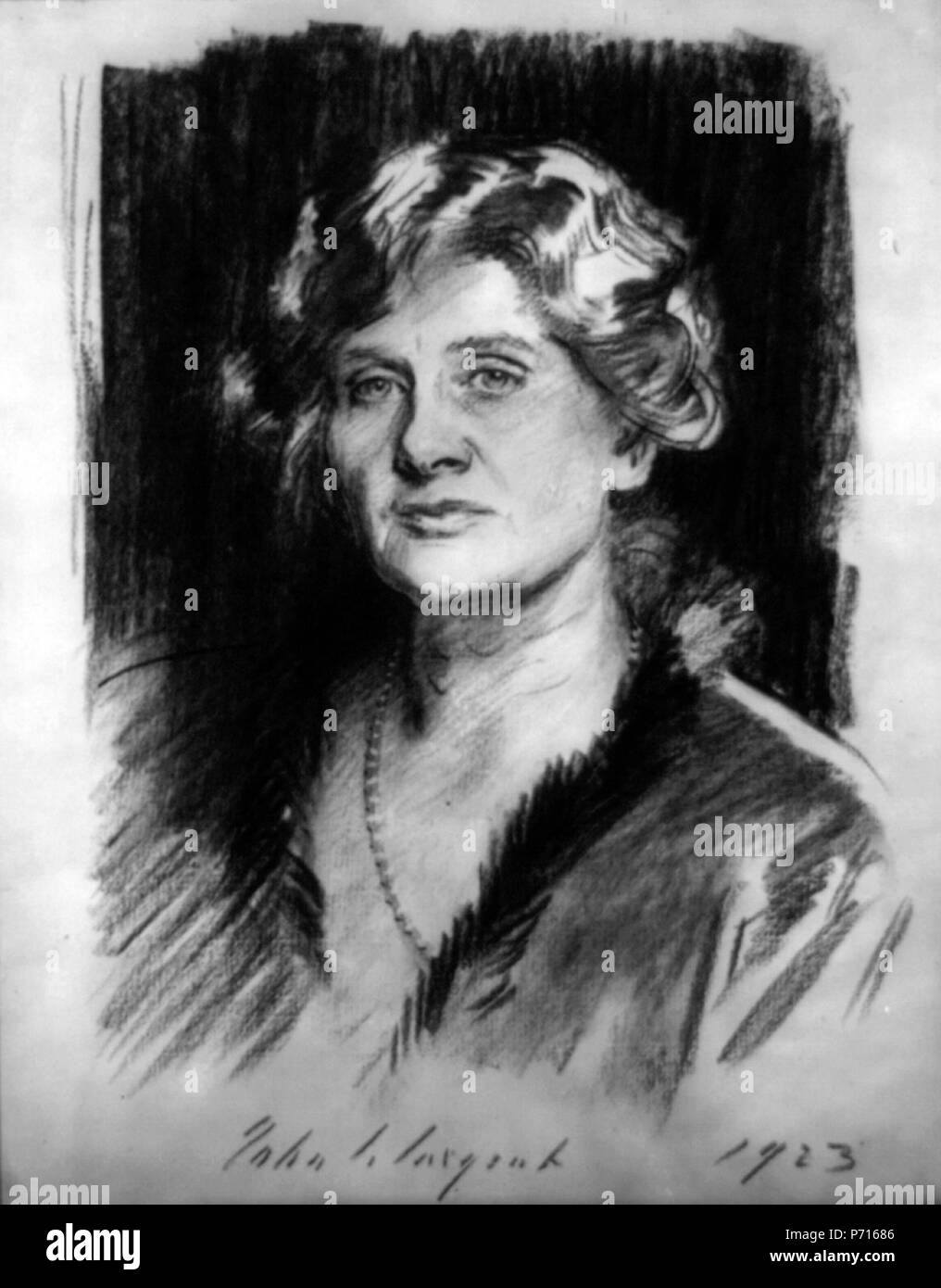 English: Elizabeth Sprague Coolidge . 1923 28 Elizabeth Sprague Coolidge Stock Photo