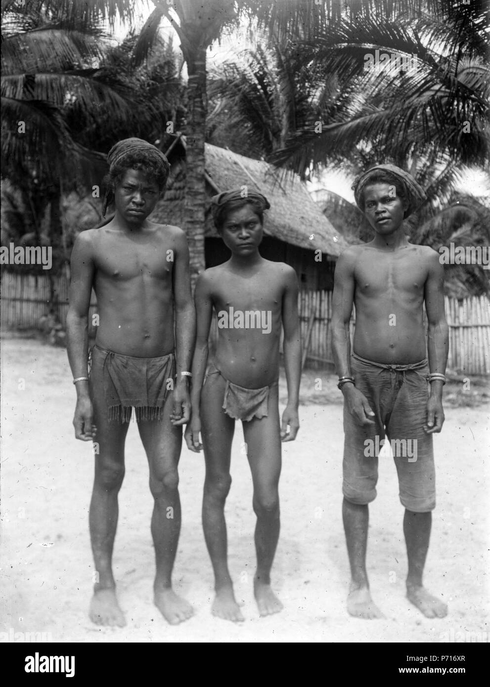 51 Sea-sea-män, något civiliserade. Sulawesi, Poso, Peleng, Banggaai. Indonesien - SMVK - 010847 Stock Photo