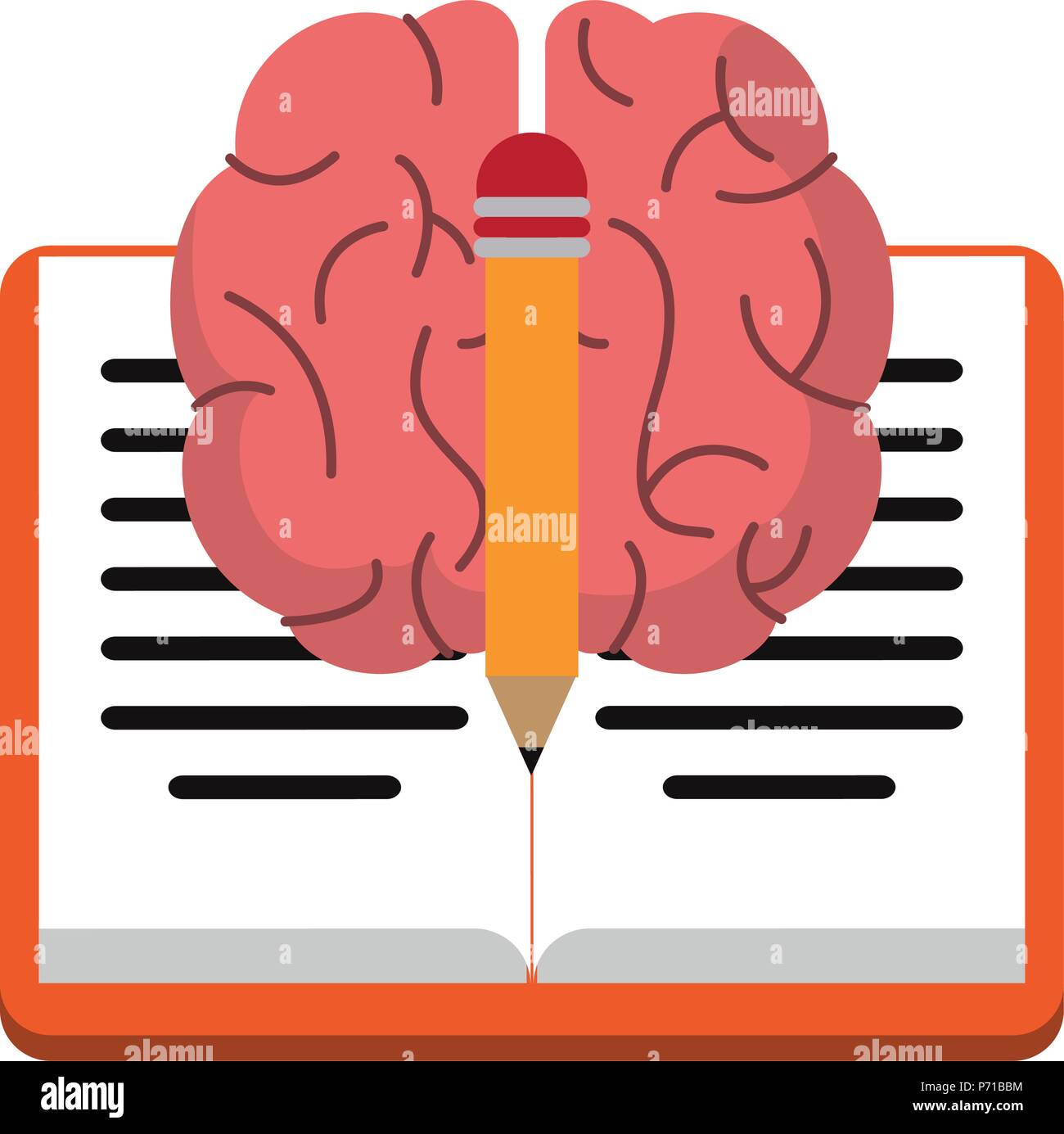 Human brain cartoon Stock Vector Image & Art - Alamy