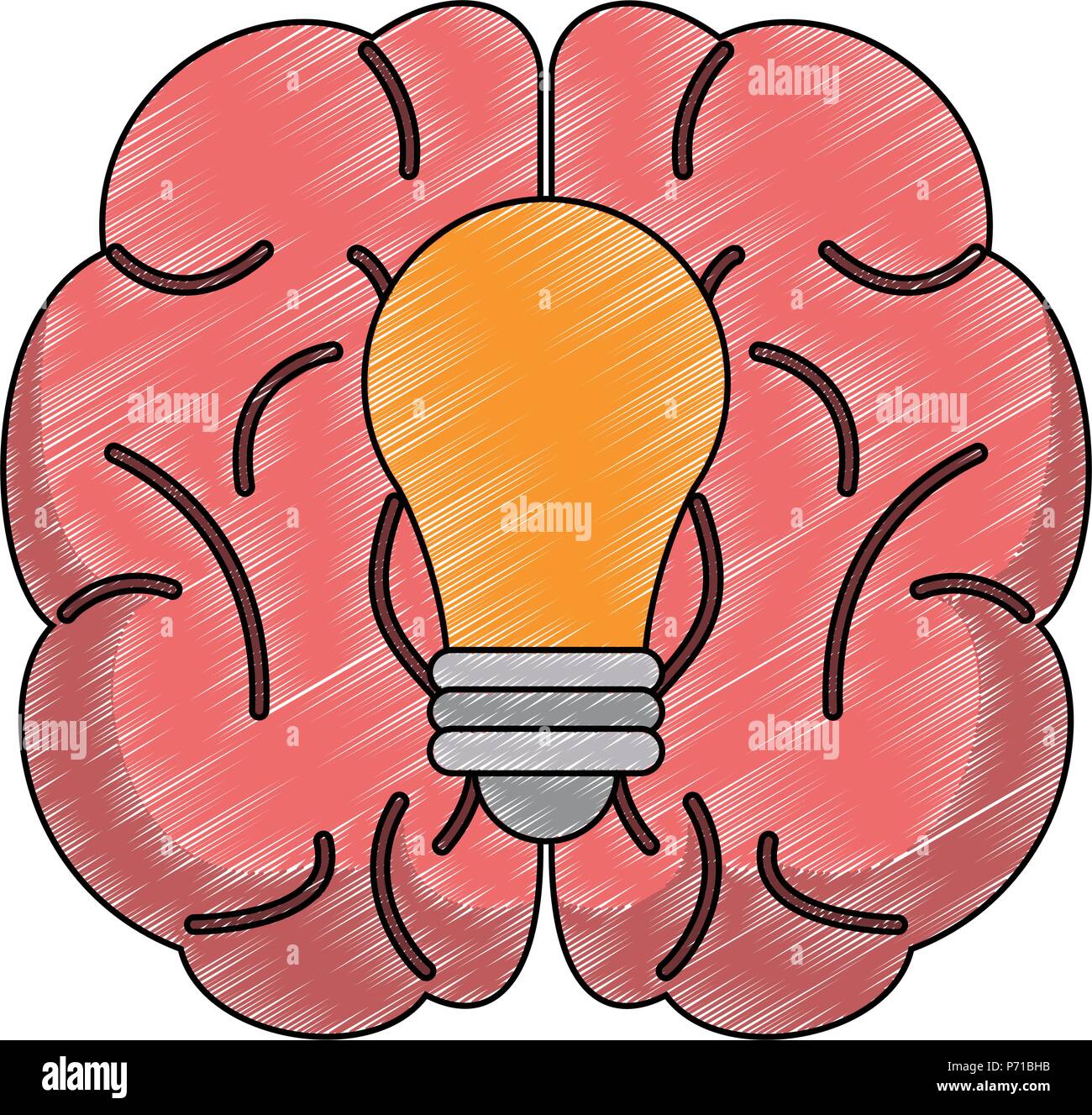 Creative braind Stock Vector Images - Alamy