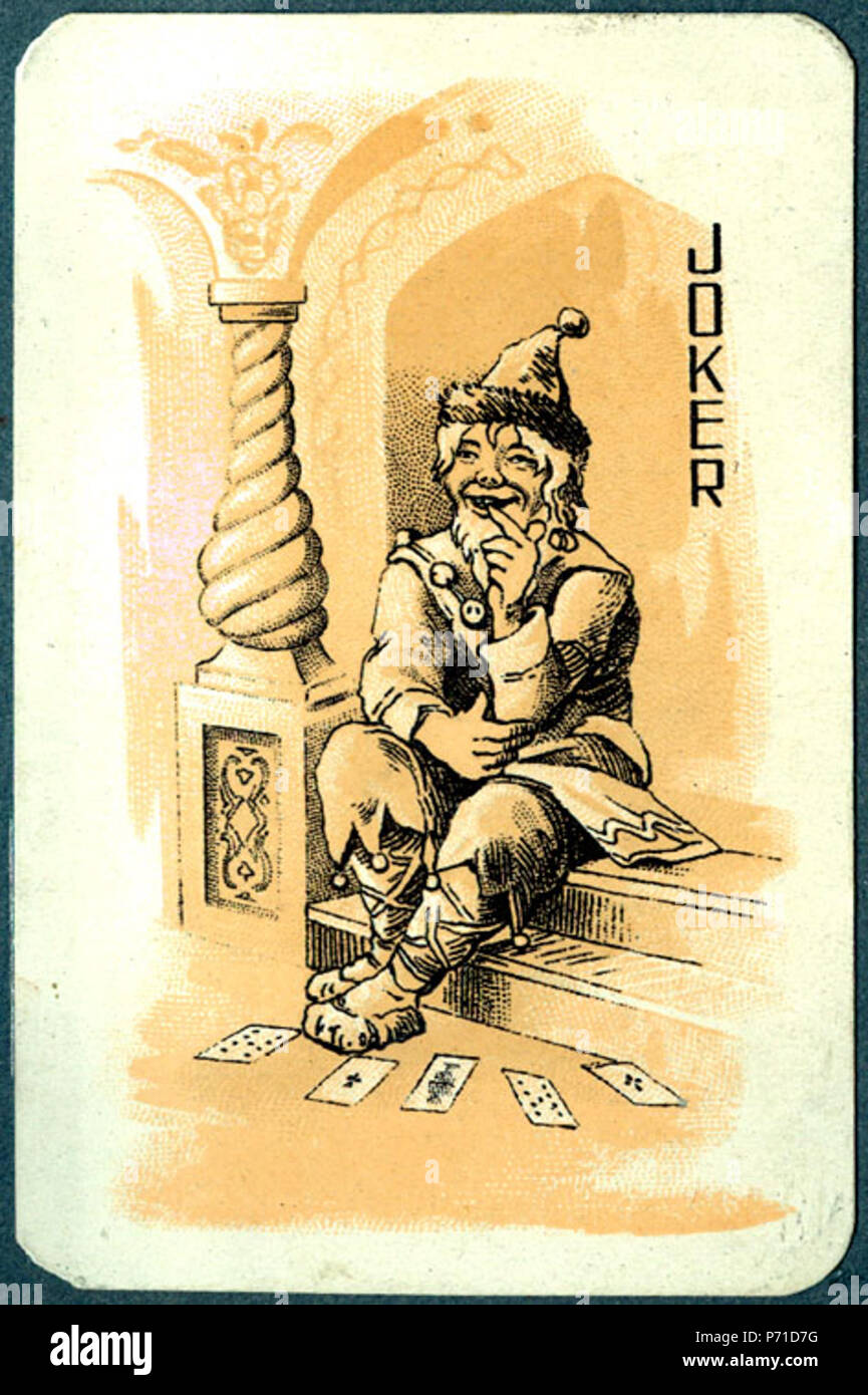 :    « », 1930- . 1930s 6 Russian style joker 1930s Stock Photo