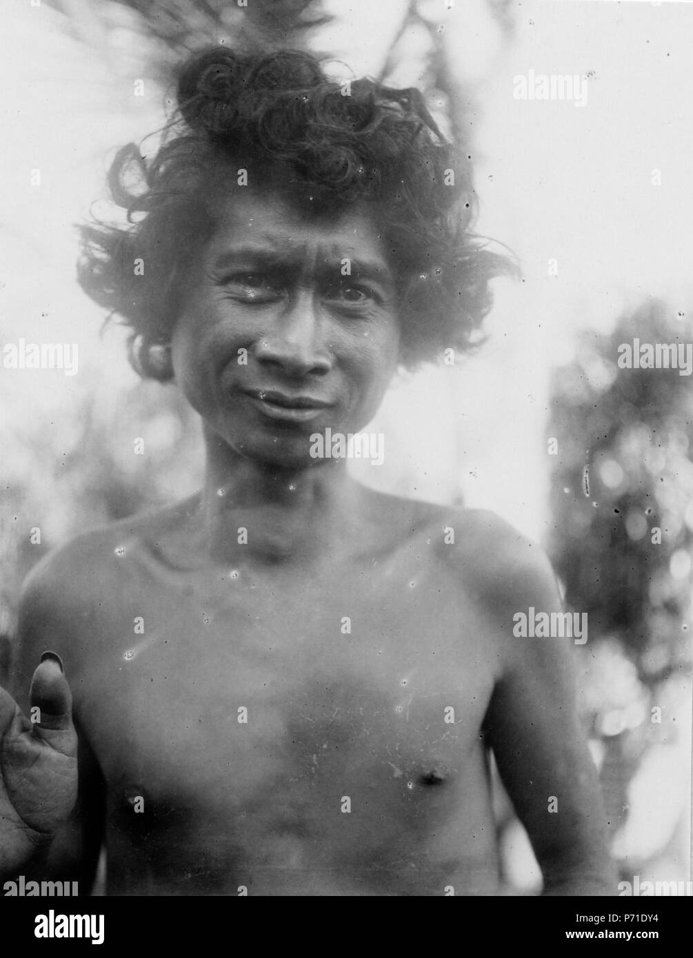 31 Inföding vid namn Nonto. Toleman. Sulawesi, Kulawi. Indonesien - SMVK - 000248 Stock Photo