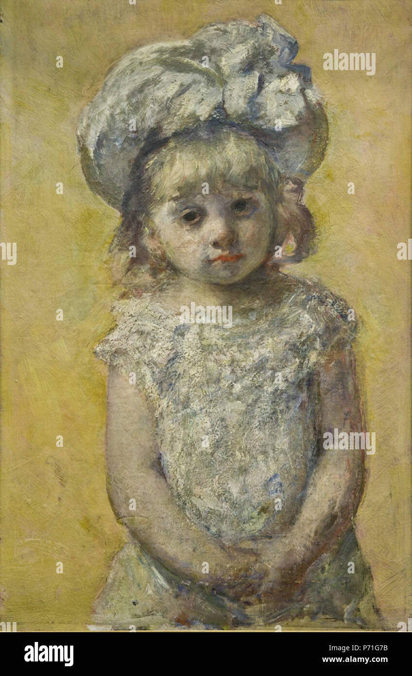 . Portrait of a Little Girl . Français : Peinture de Mary Cassatt ...
