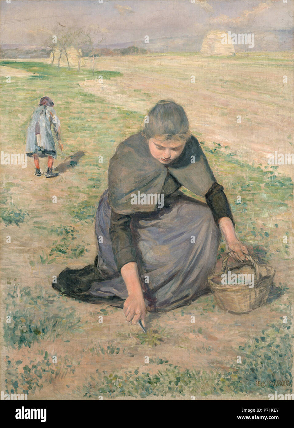 English: Portrait of a Woman, by Kuroda Seiki, Tokyo National