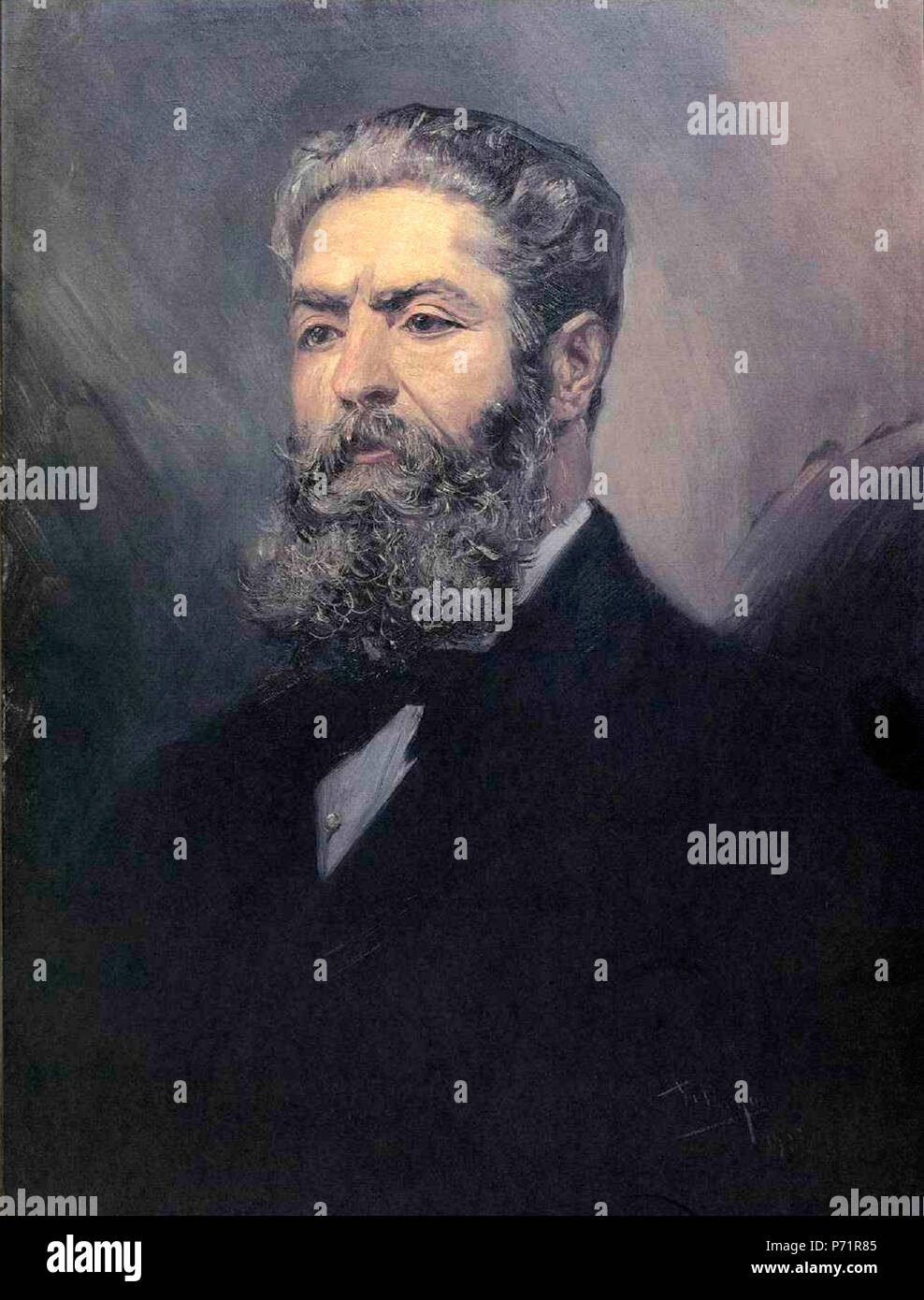 47 Joaquín Costa, de José Villegas Cordero Stock Photo