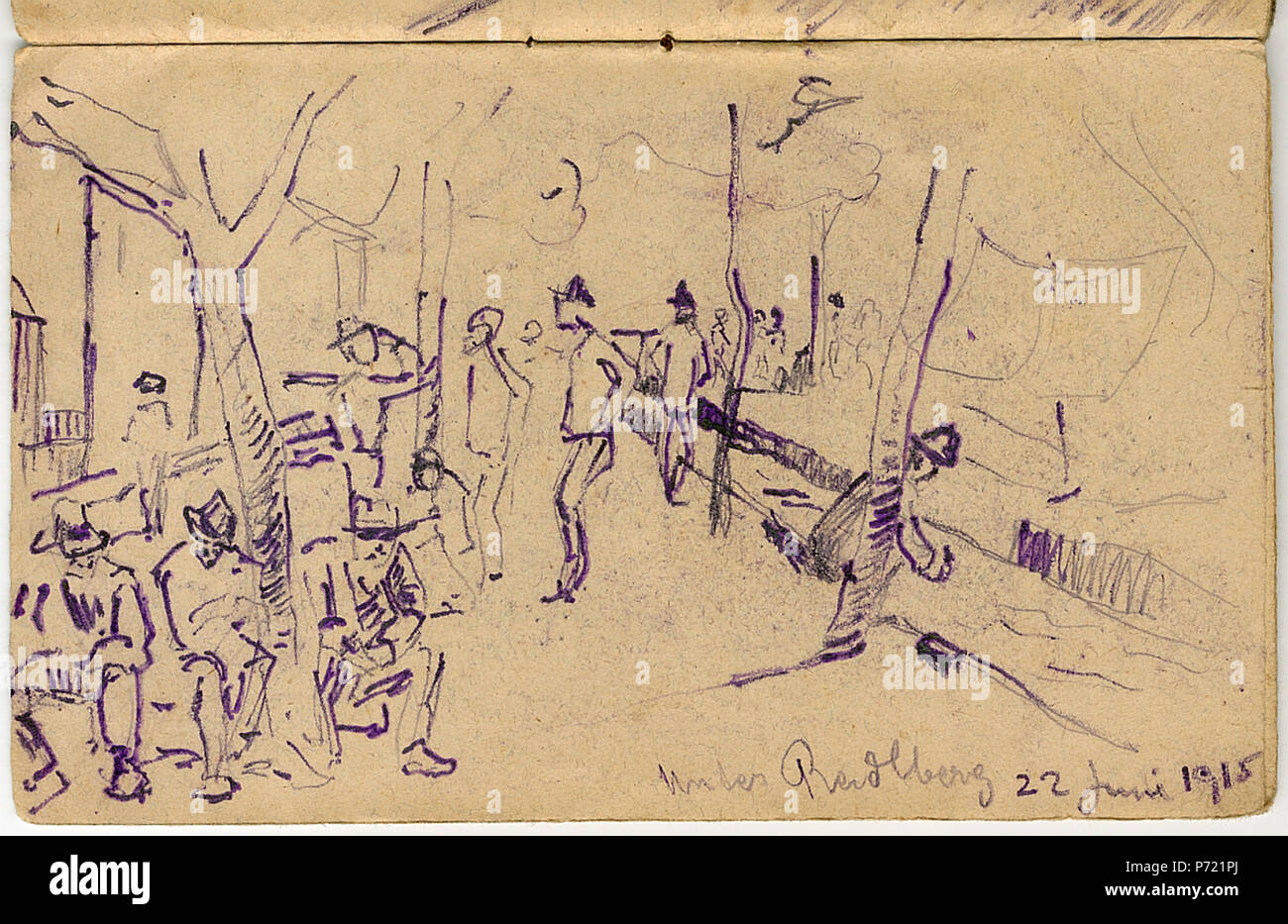 N/A. 1915 15 Ferdo Vesel - risba 1915 (3 Stock Photo - Alamy