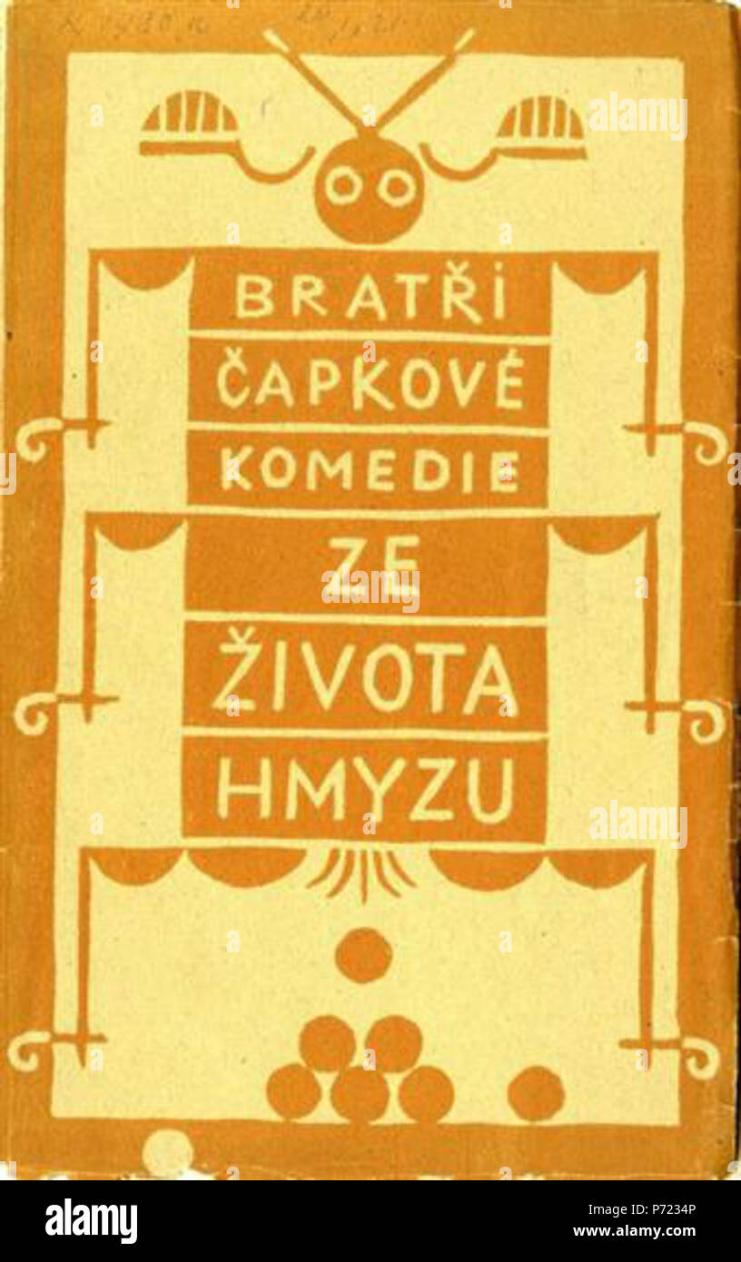 24 Josef Čapek - Karel Čapek, Ze života hmyzu (obálka knihy, 1921 Stock  Photo - Alamy