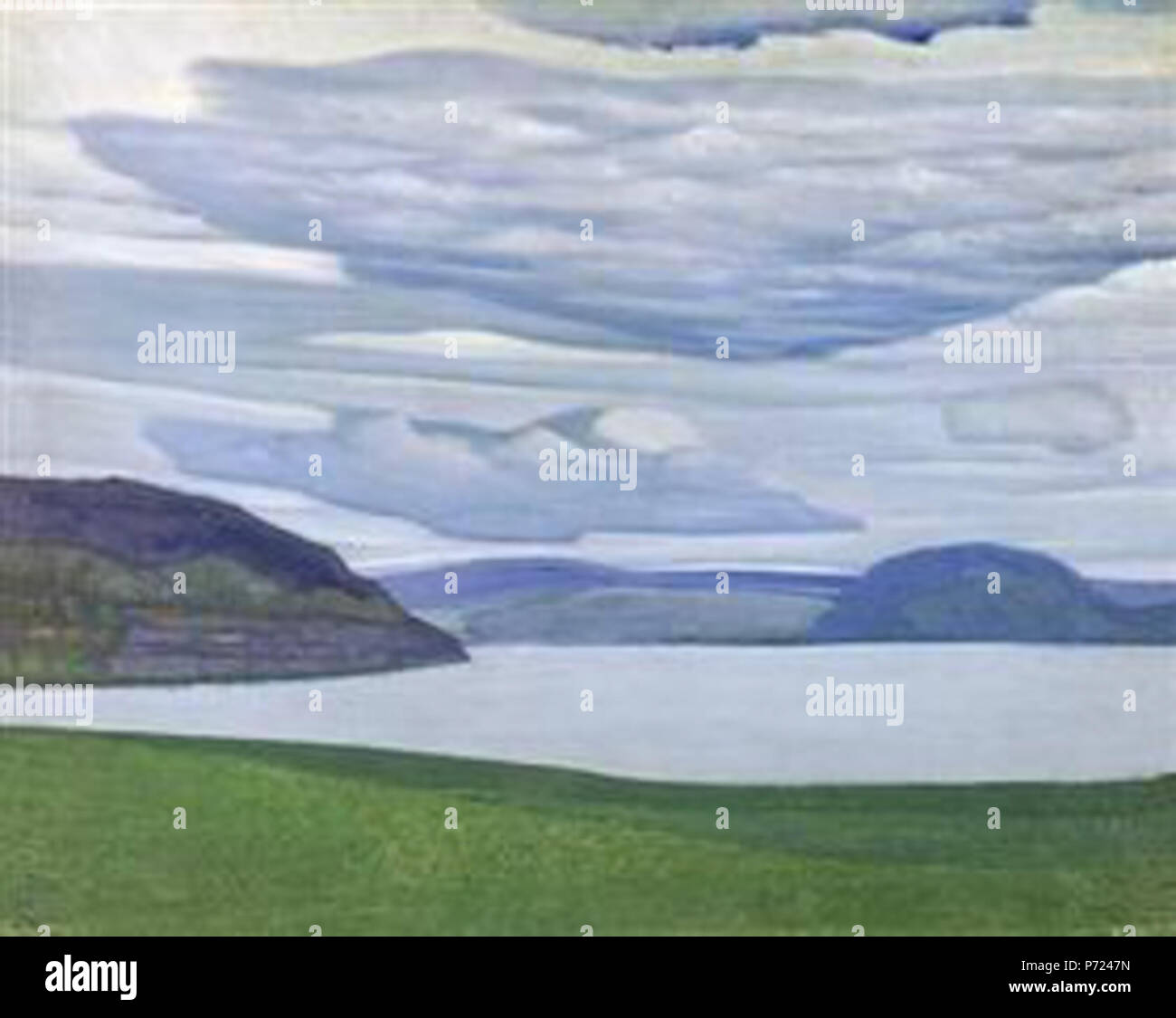 Work by Nicholas Roerich . before 1947 26 Karelian-landscape.jpg ...