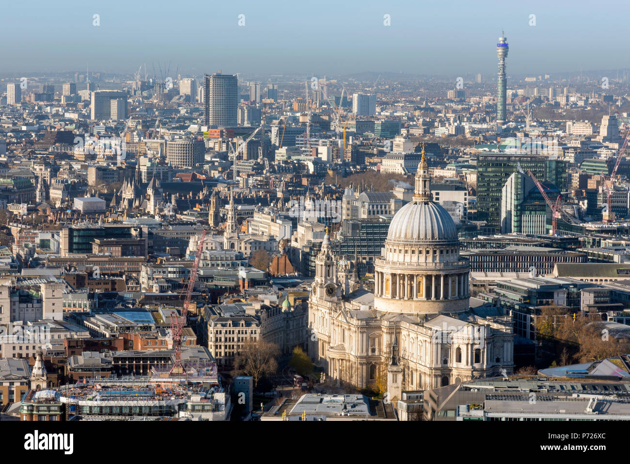 St. Paul's Cathedral, City of London, London, England, United Kingdom, Europe Stock Photo
