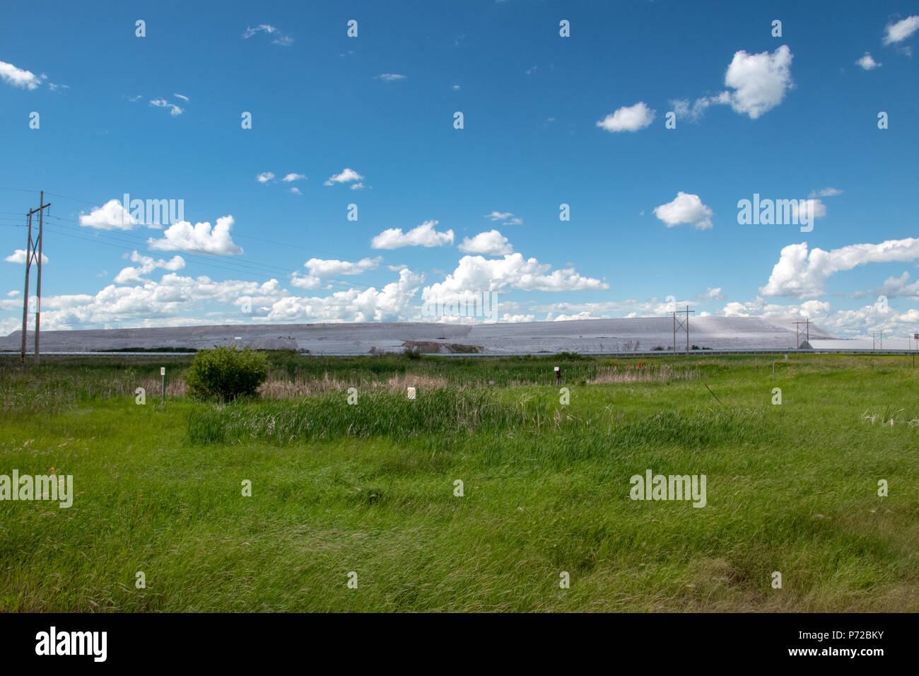 K2 Mine, The Mosiac Company, Esterhazy, Saskatchewan, Canada Stock