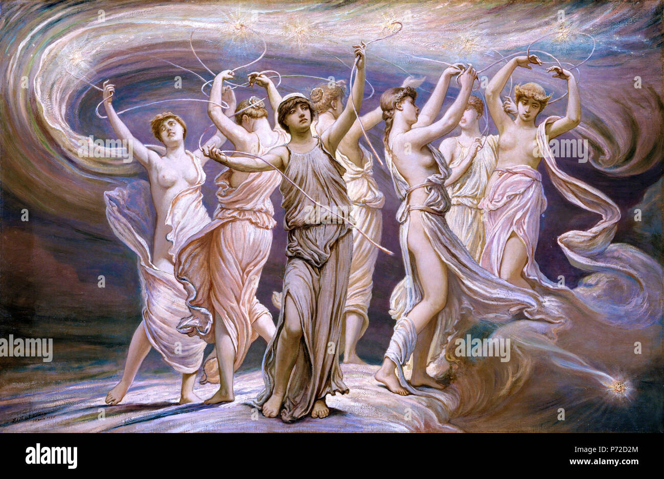 Pleiades mythology hi-res stock photography and images - Alamy