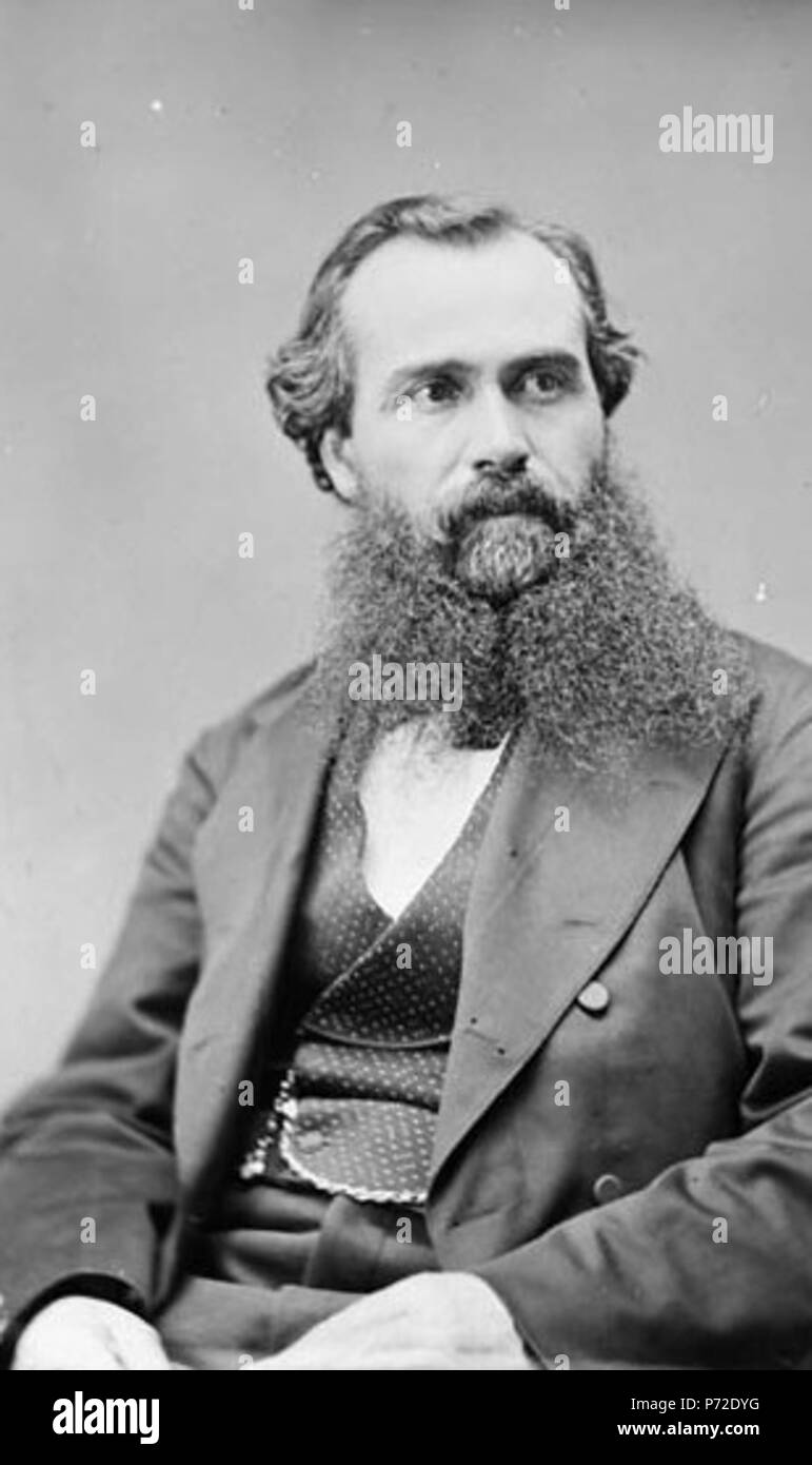 Hugh McDonald, M.P. (Antigonish, N.S.) b. May 4, 1827 - d. Feb. 28, 1899 . April 1872 12 Hugh McDonald MP Stock Photo