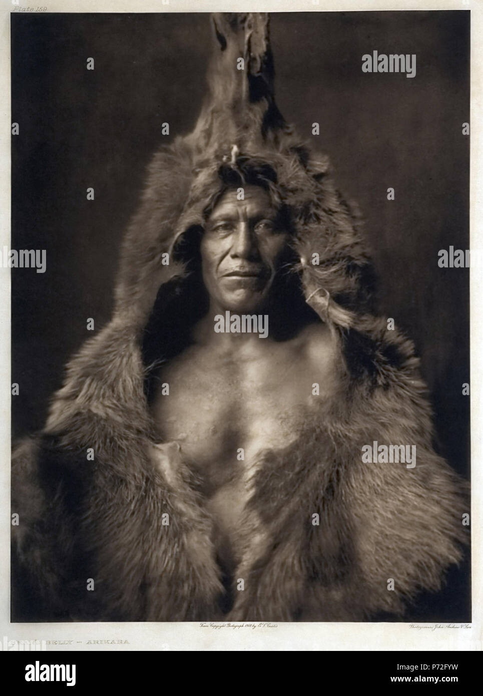 Edward Sheriff Curtis ホピ族 インディアン写真 額装usa