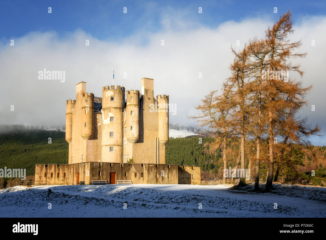 Braemar Castle, Aberdeenshire, Highlands, Scotland, United Kingdom, Europe Stock Photo