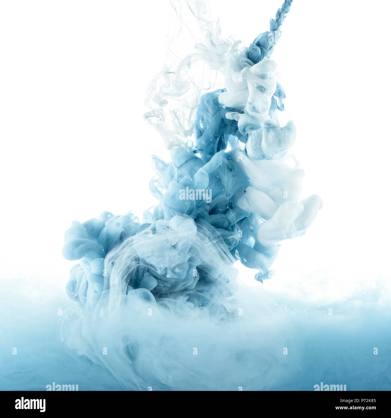 close up view of grey ink splash isolated on white Stock Photo - Alamy