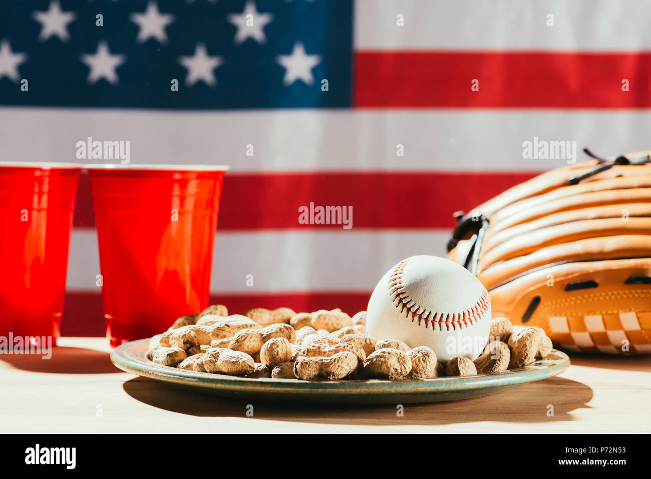 plastic baseball glove