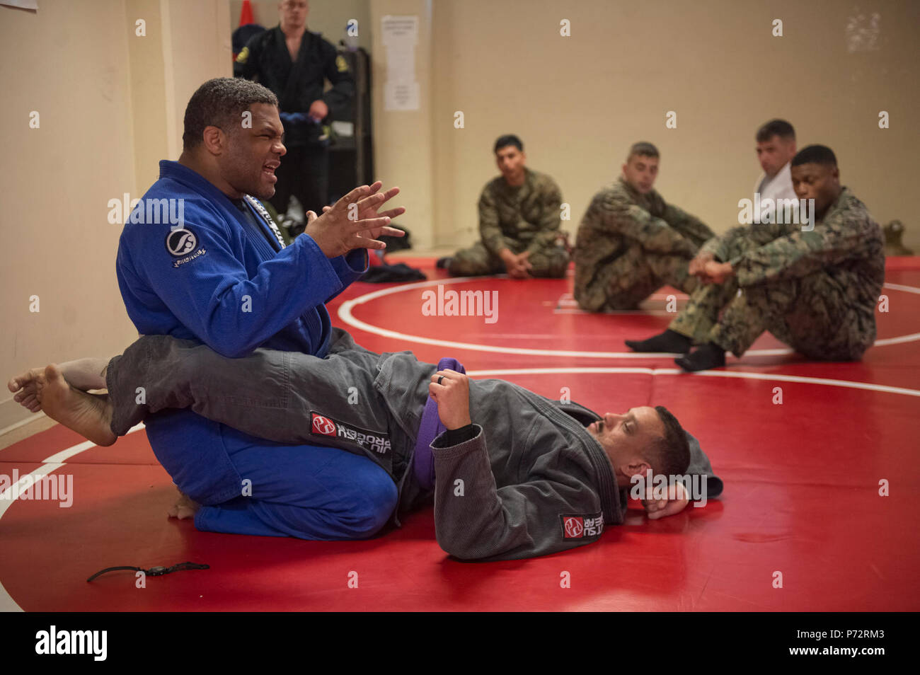 Air force basic military training instructors hires stock photography