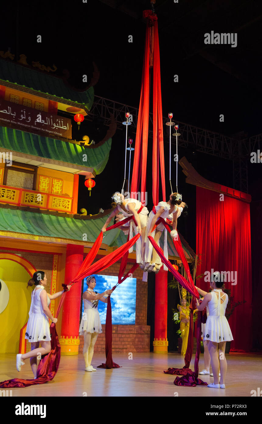 China Shaolin monks Kung Fu Martial Arts Show ( oriental circus in Ancol