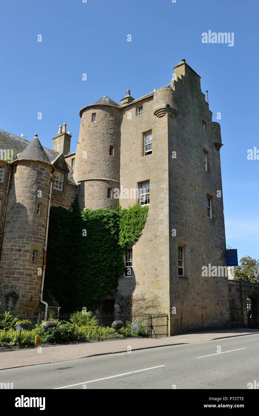 Dornoch Castle hotel in Sutherland, Scotland, UK Stock Photo Alamy