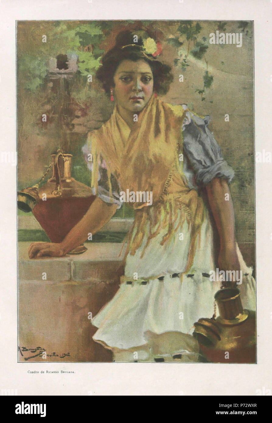 2 1903, Álbum Salón, Sevilla, Brugada Stock Photo