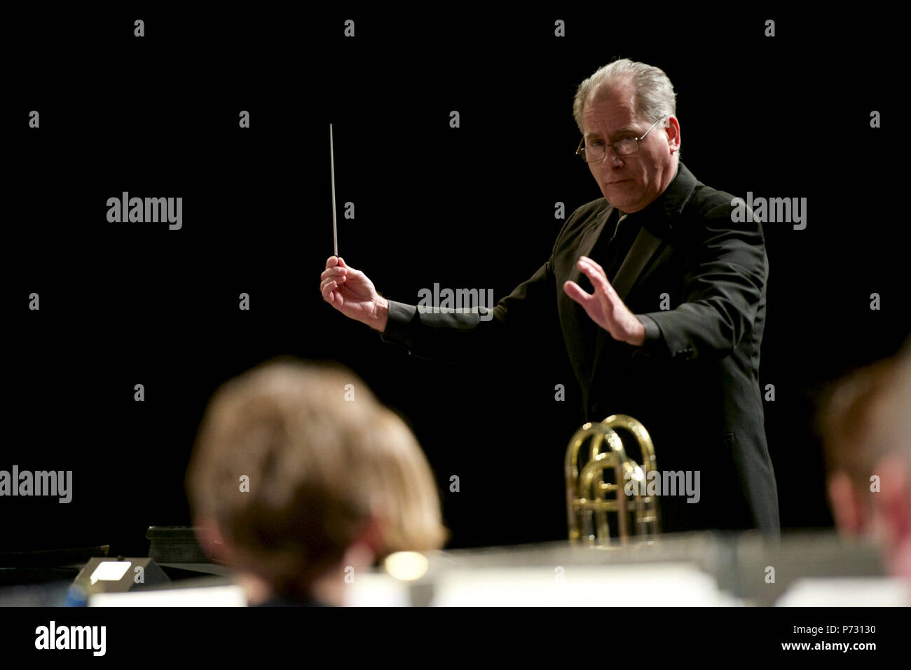 CHICAGO (Dec. 17, 2014) Charles Peltz conducts the U.S. Navy Concert